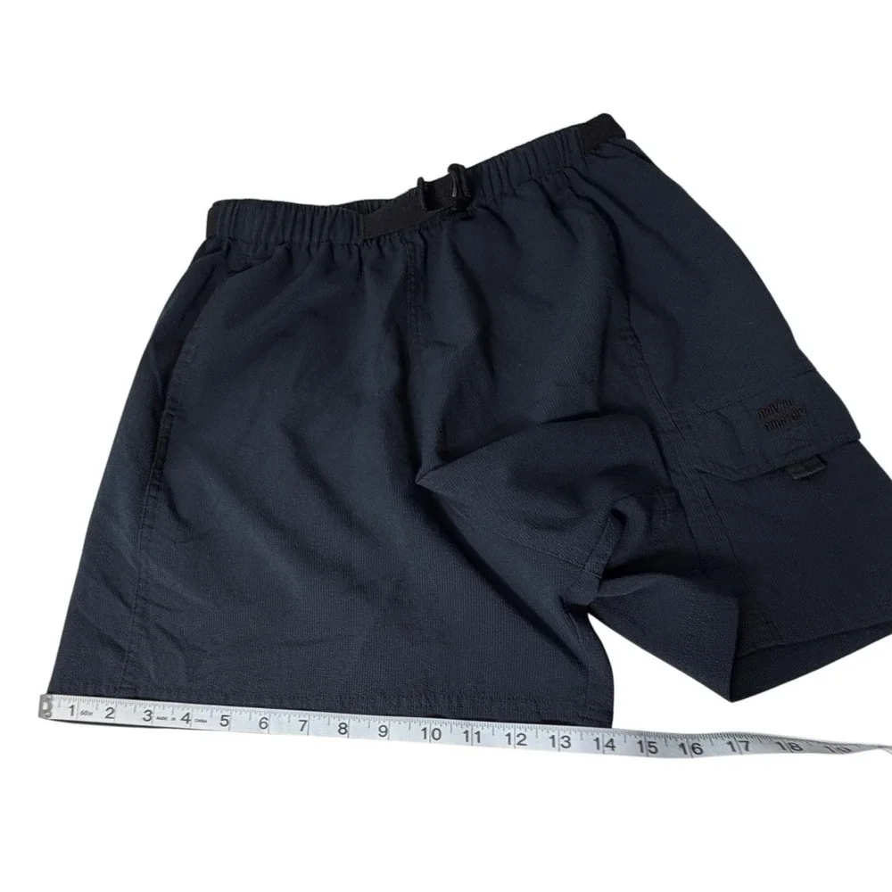 Vintage Moving Comfort Gorpcore Cargo Shorts‎ Black Size M